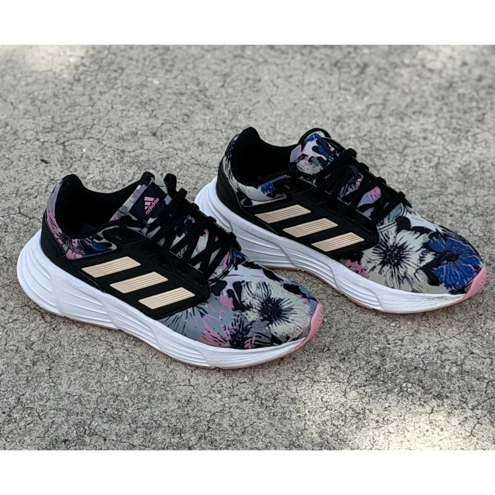 Adidas Floral Galaxy 6 Women's Running Athletic Shoes New GX7285
